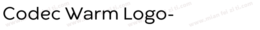 Codec Warm Logo字体转换